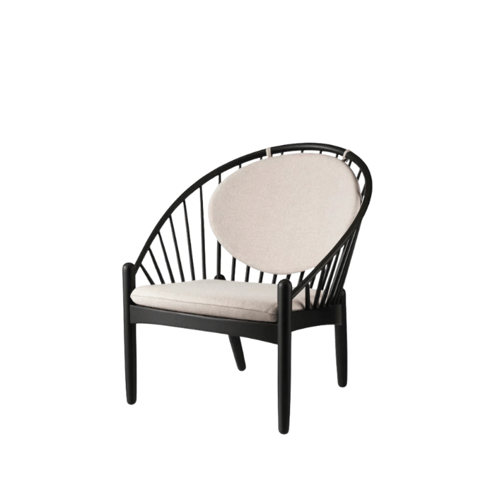 J166 Jørna Chair — Jet Black Oak/Beige