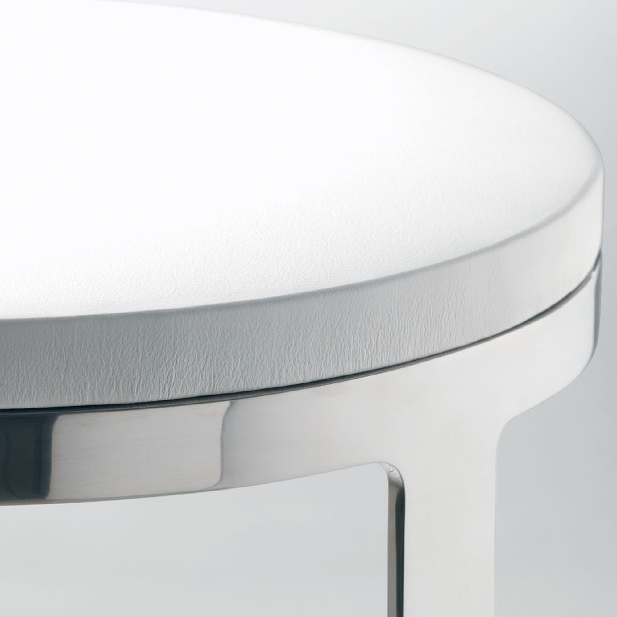 Aro Bar and Counter Swivel Stool — Upholstered Seat