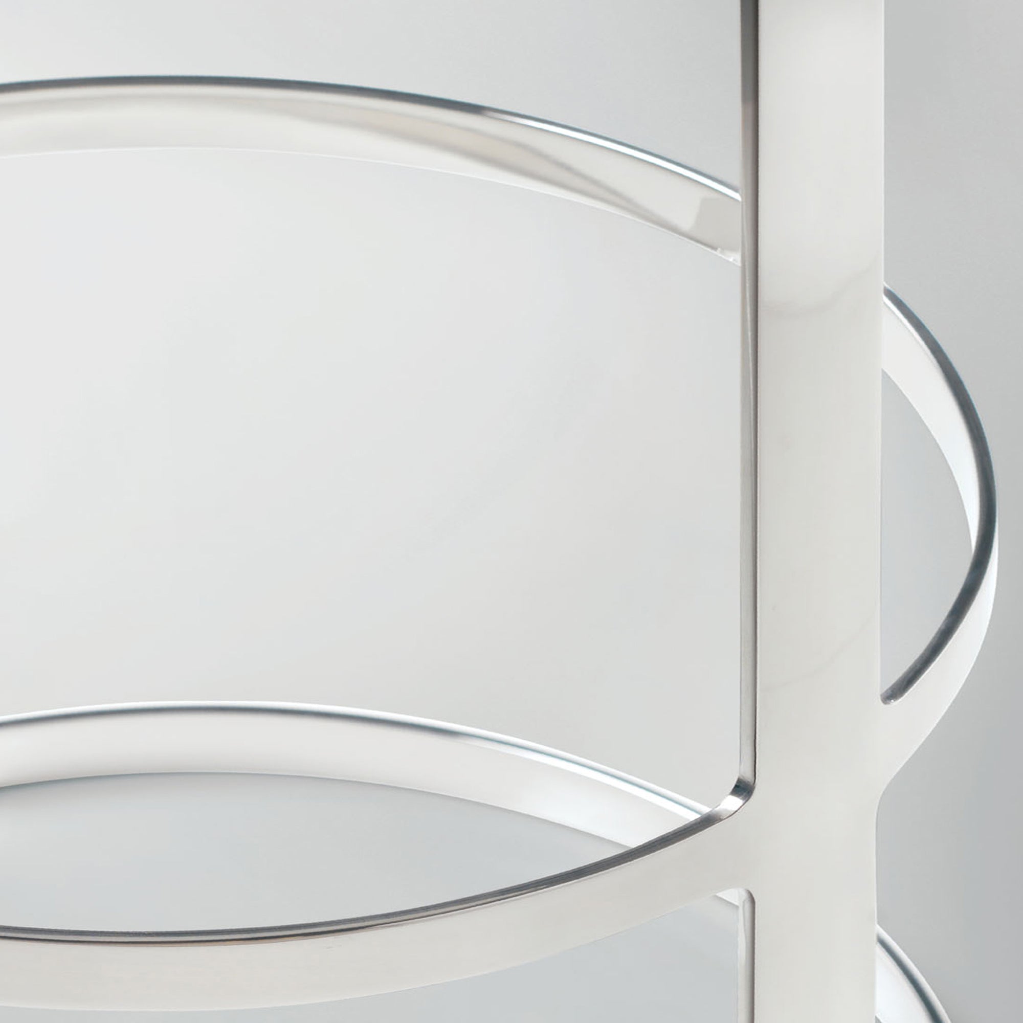 Aro Bar and Counter Swivel Stool — Upholstered Seat