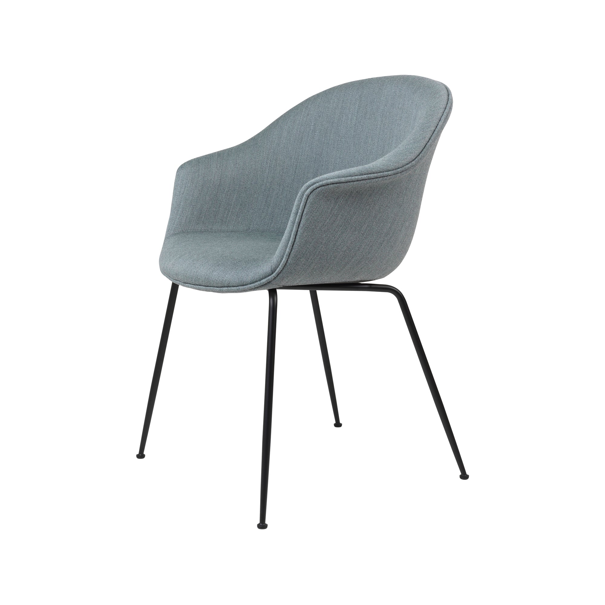 Bat Dining Chair — Fully Upholstered with Conic Base