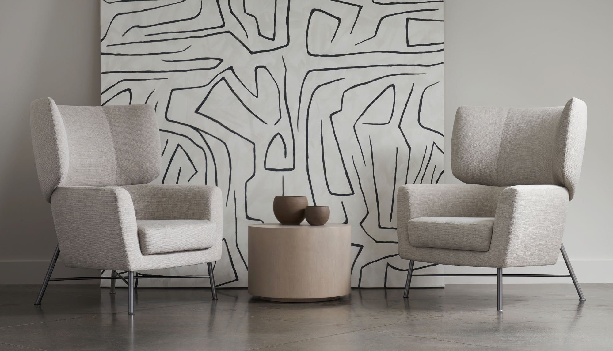 Belmont Lounge Chair — Metal