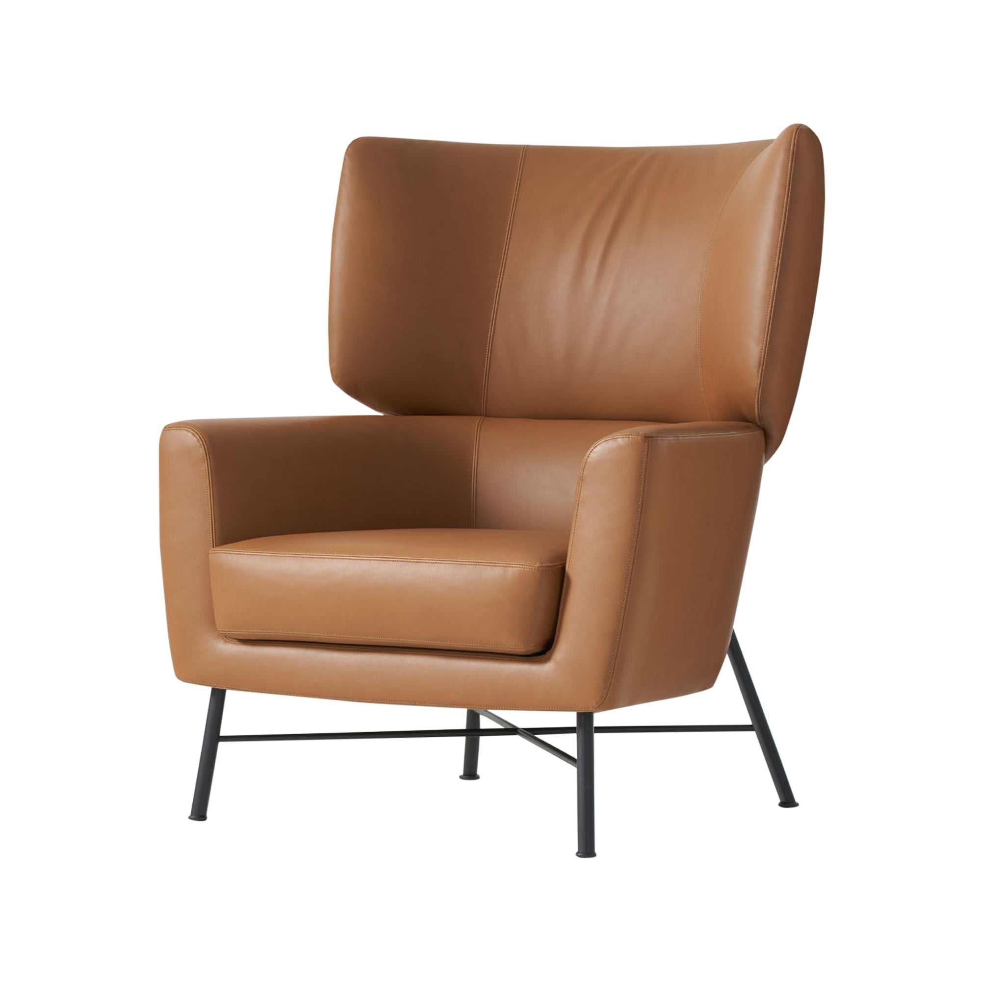 H*T様 80s  ベージュ×ブラウン Belmont Lounge Chair — Metal by Terry Crews — Rarify