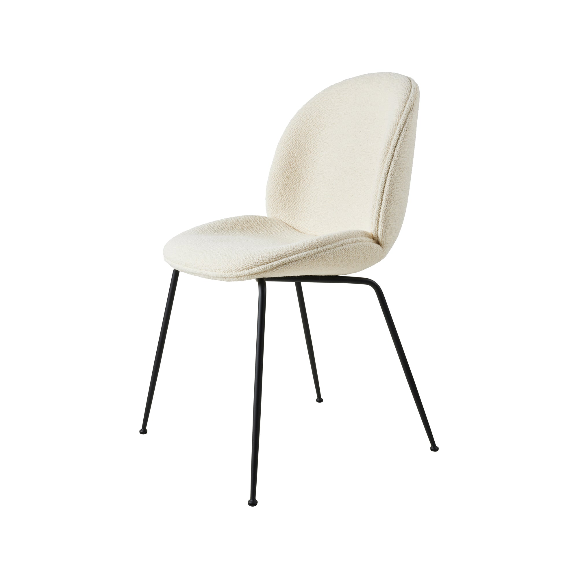 Beetle Dining Chair — Fully Upholstered with Conic Base