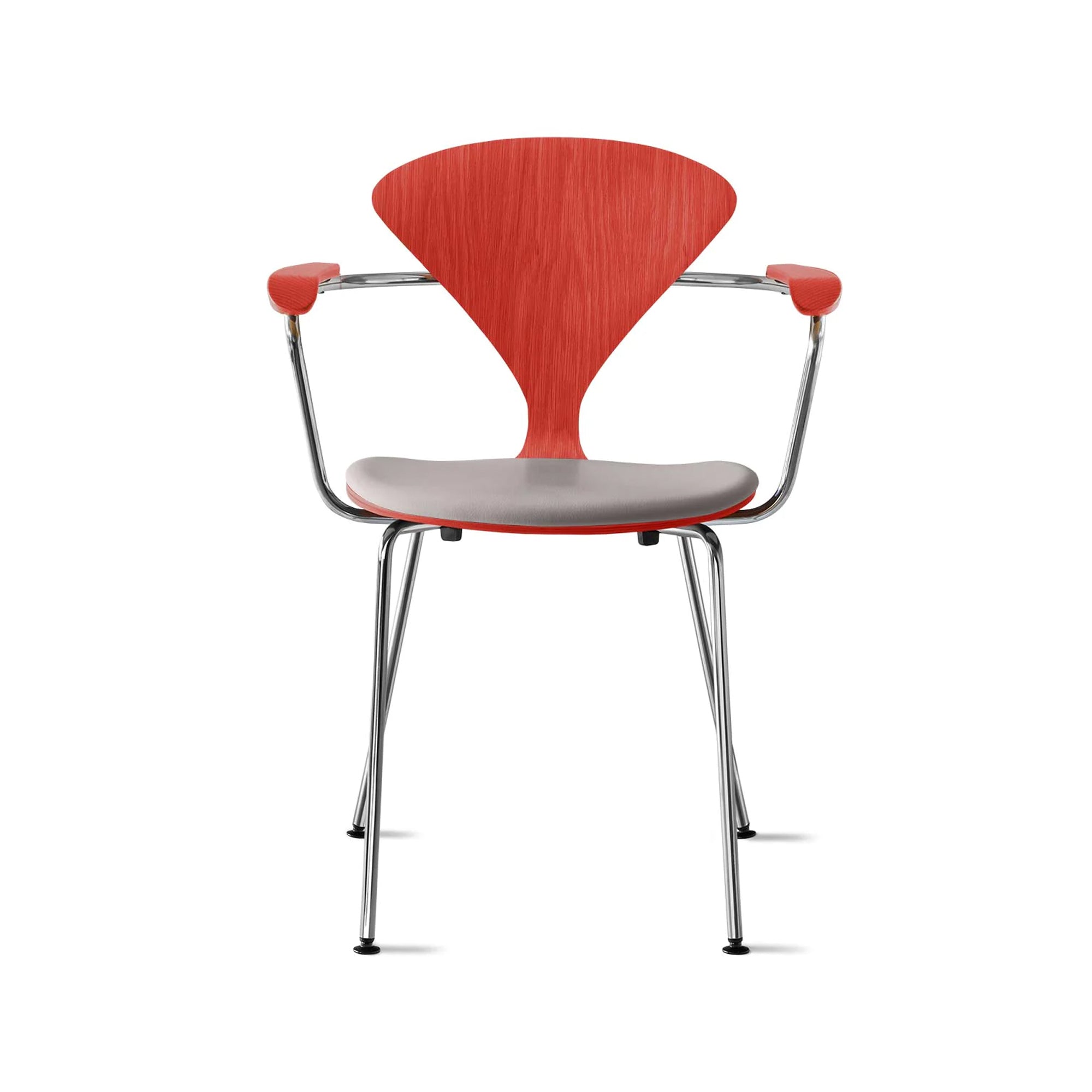 Cherner Metal Armchair with Seat Pad