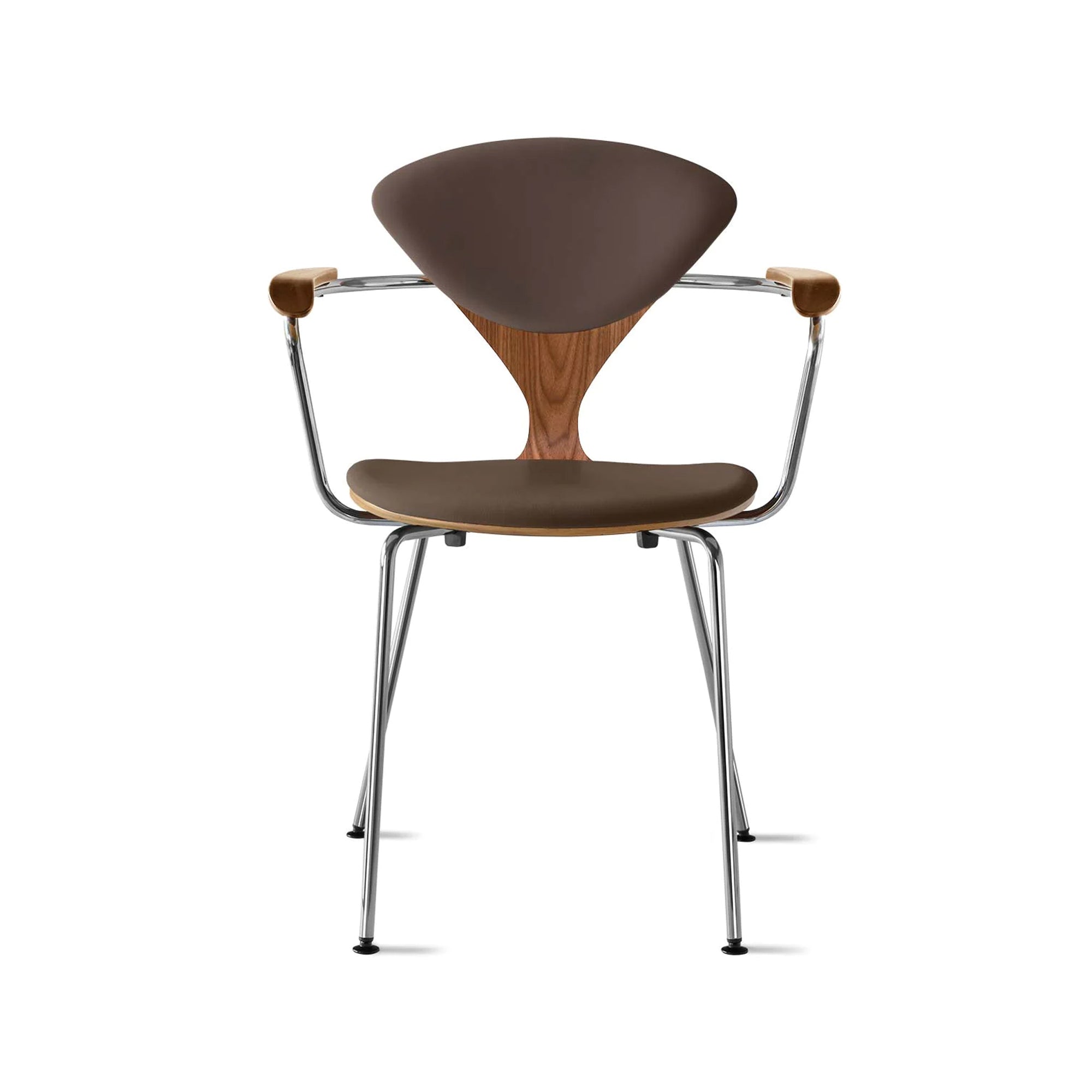 Cherner Metal Armchair with Seat and Back Pads