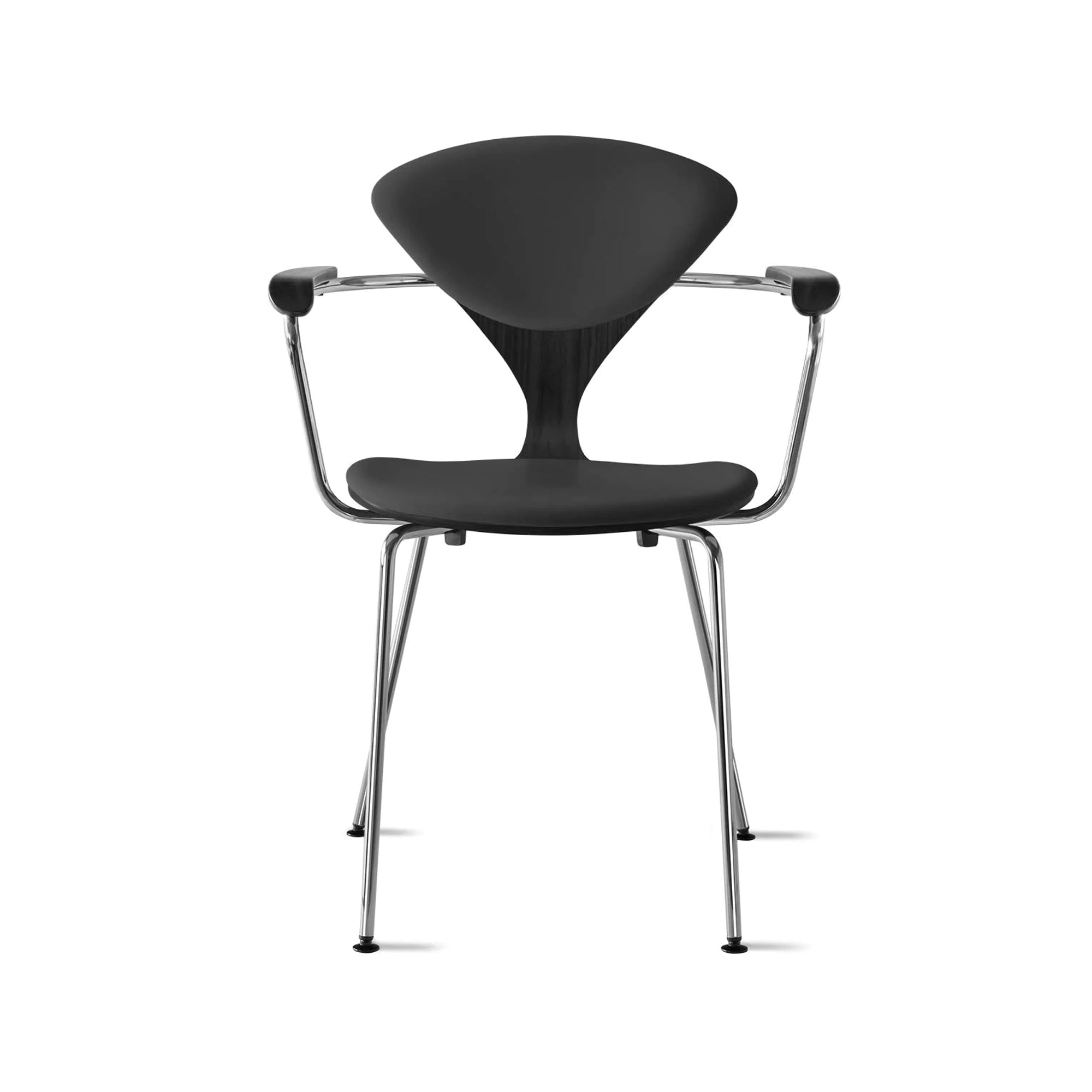 Cherner Metal Armchair with Seat and Back Pads