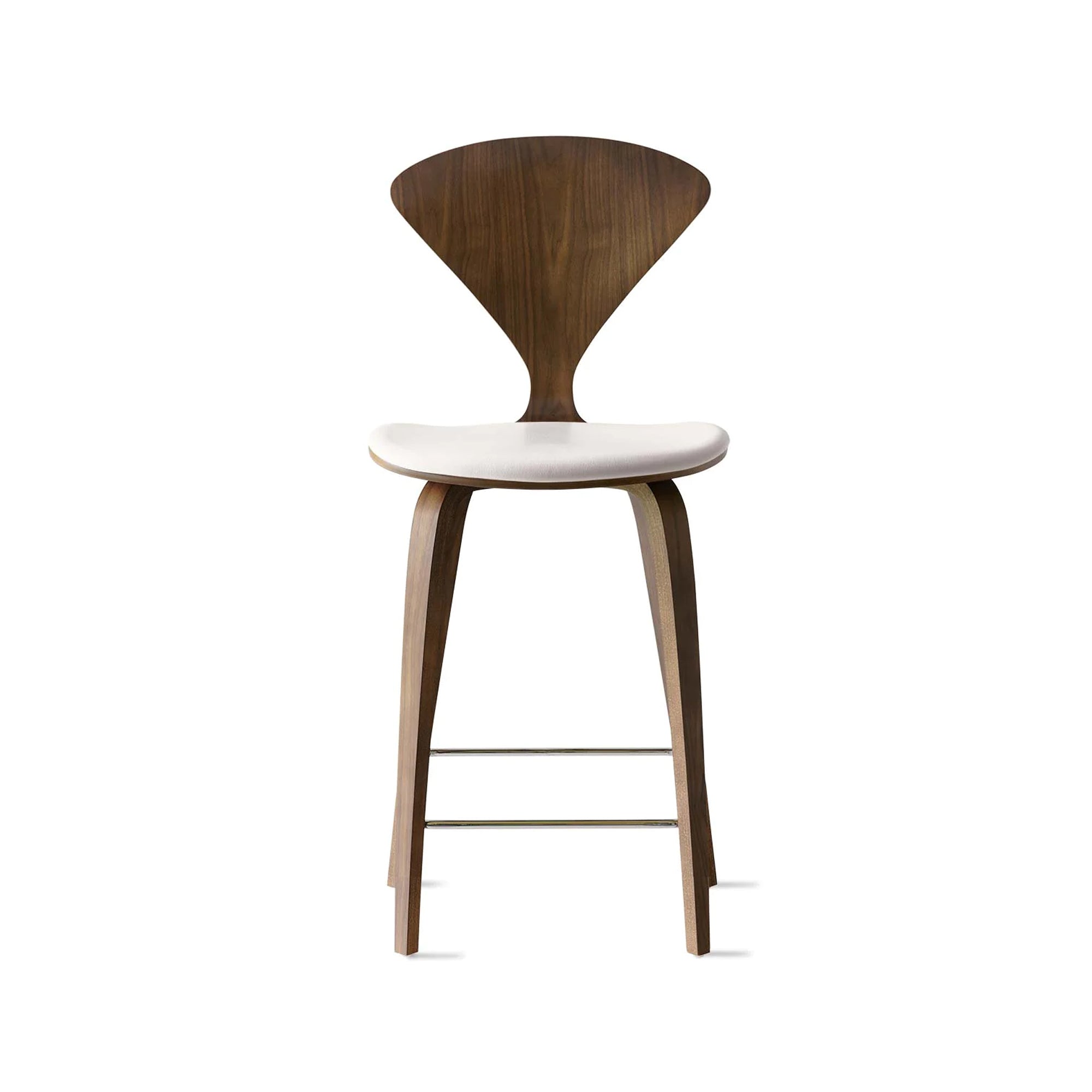 Cherner Wood Bar Chair with Seat Pad