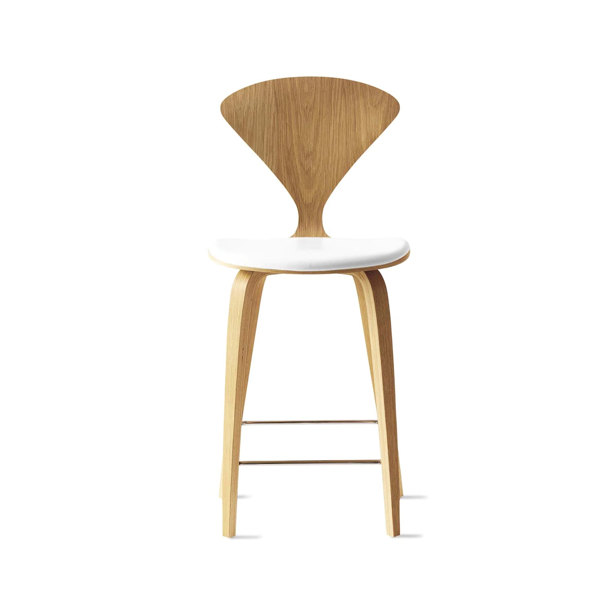 Cherner Wood Bar Chair with Seat Pad