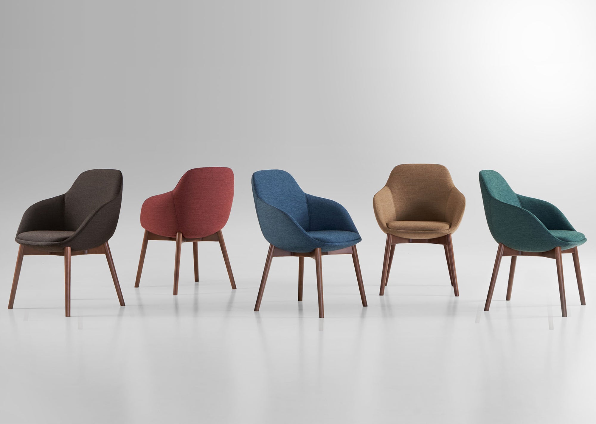 Chantal Dining Chair — Wood Base