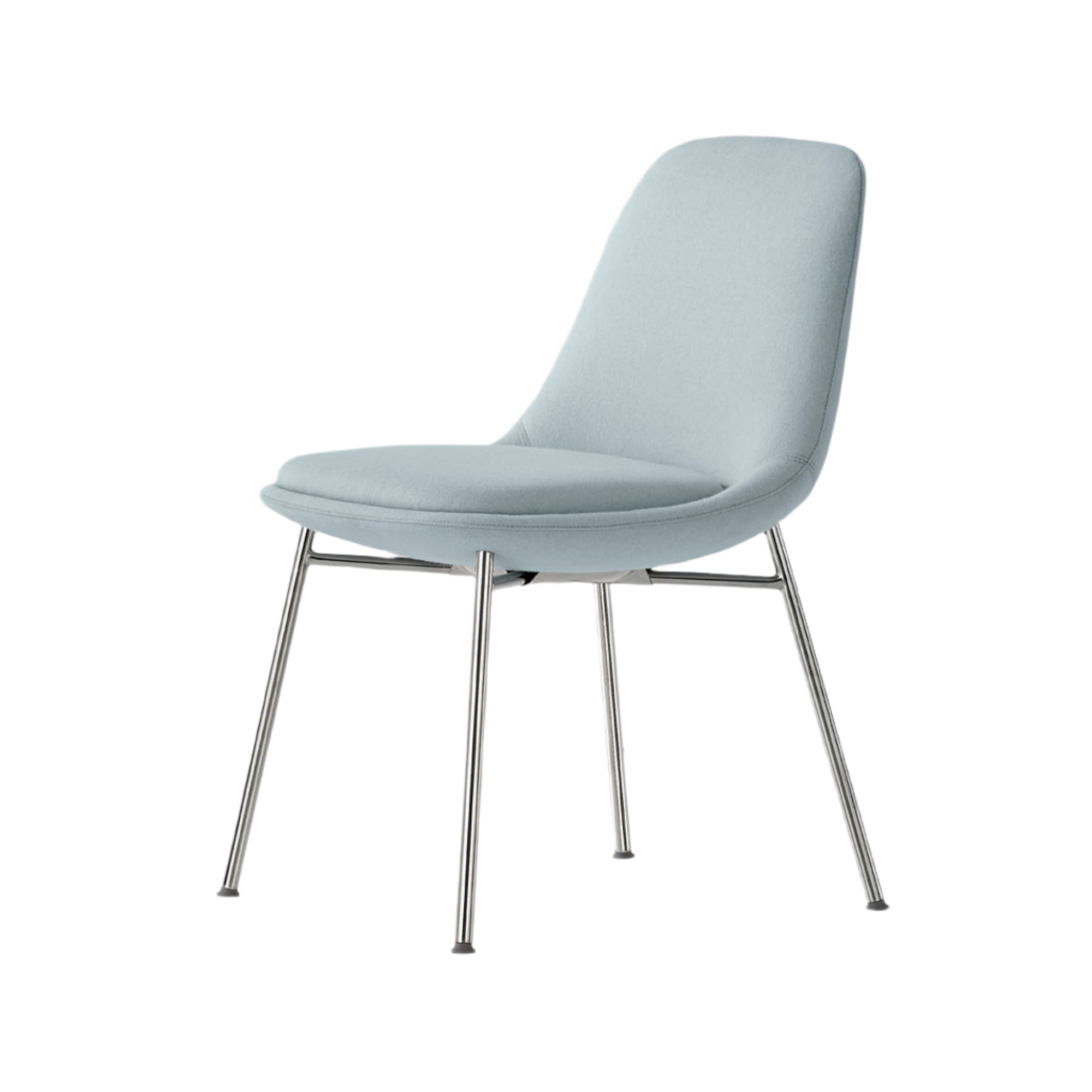 Chloe Dining Chair — Tubular Steel Base