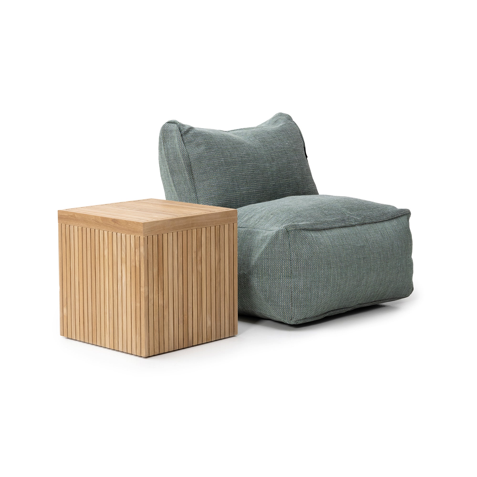 Dotty Teak Cube Table