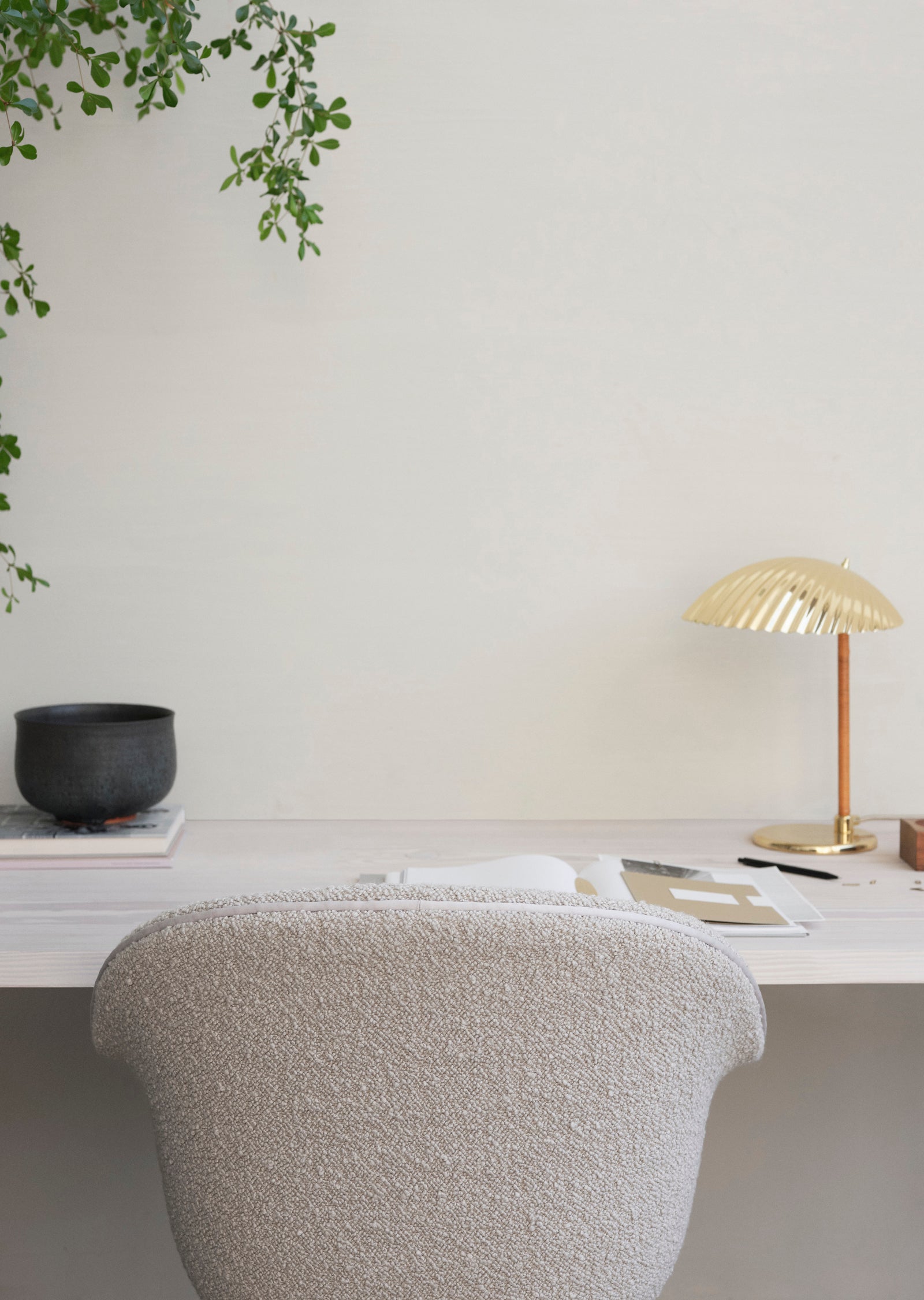 Bat Dining Chair — Fully Upholstered with Conic Base
