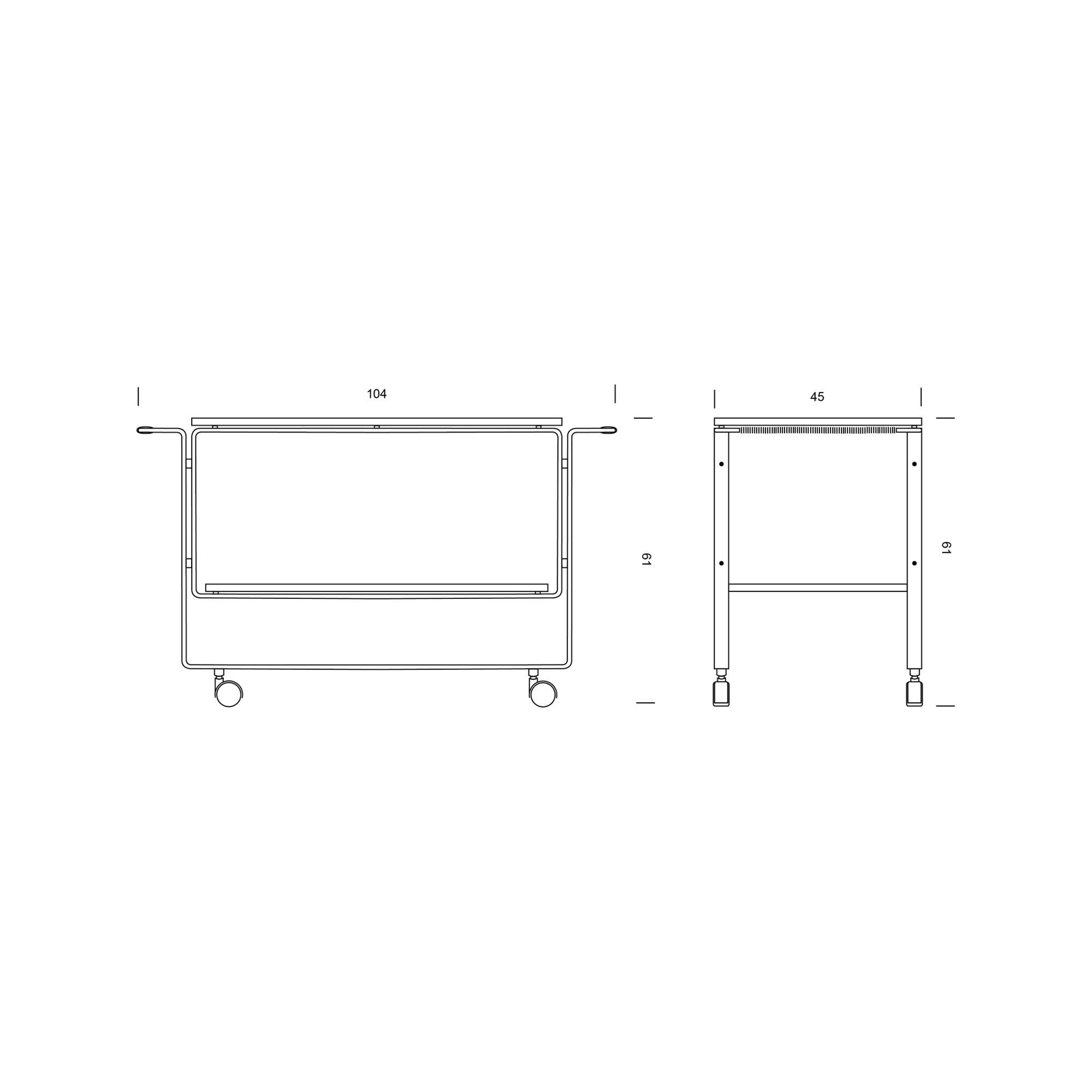 HB 128 Bar Cart