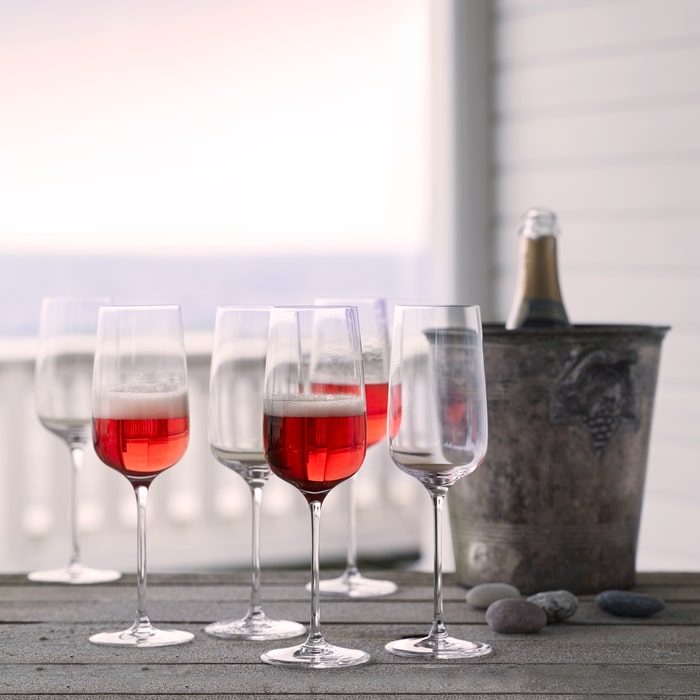 Bouquet Champagne Glass — Set of 6