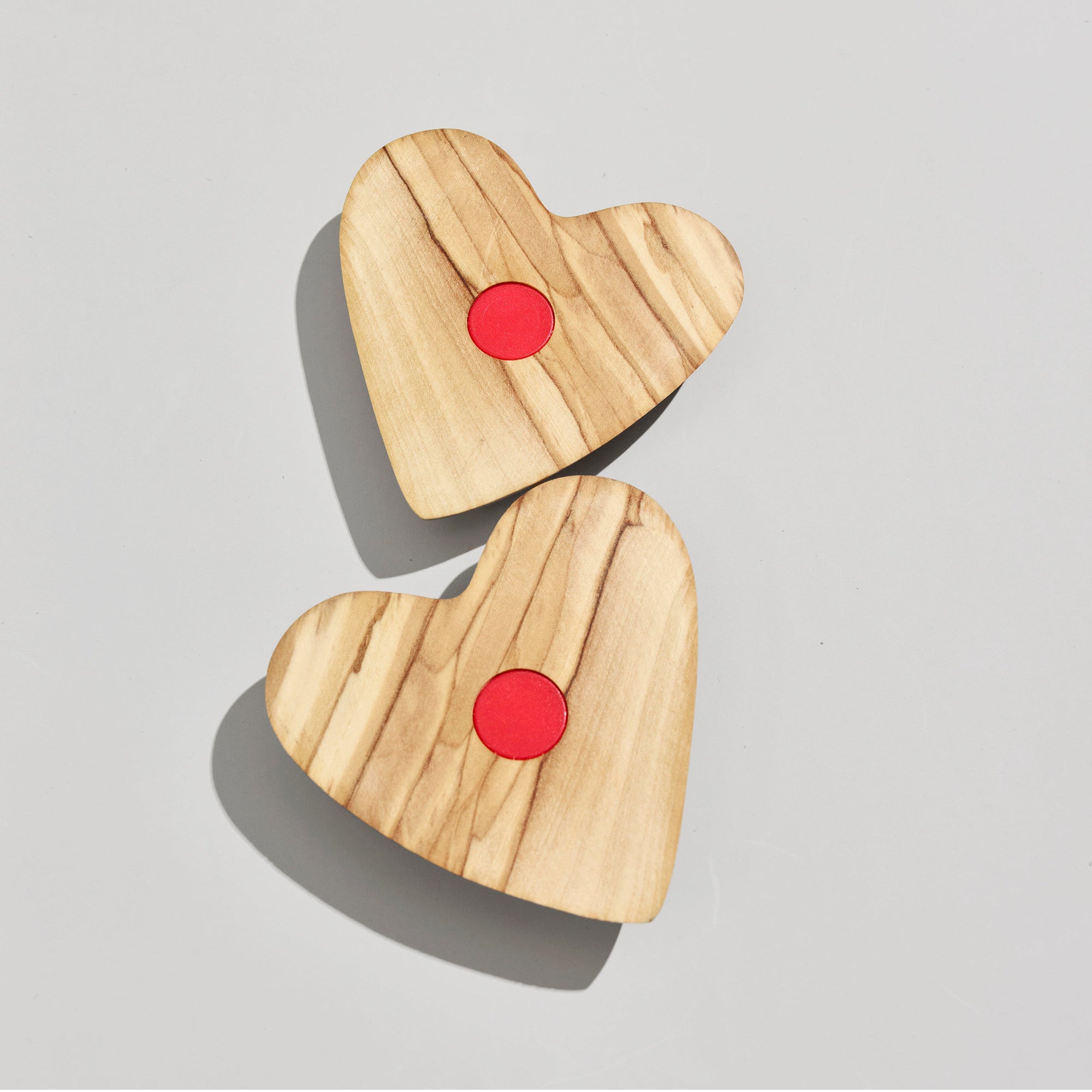 The Magnetic Olive Wood Heart