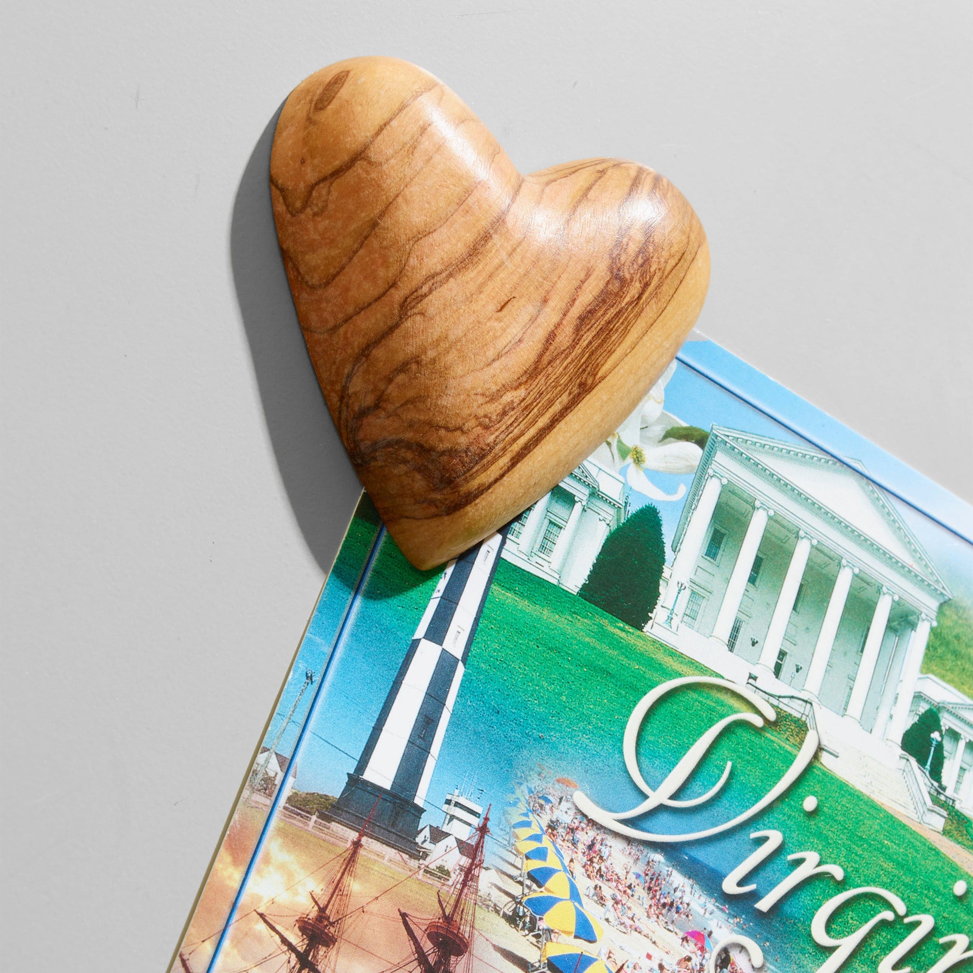 The Magnetic Olive Wood Heart