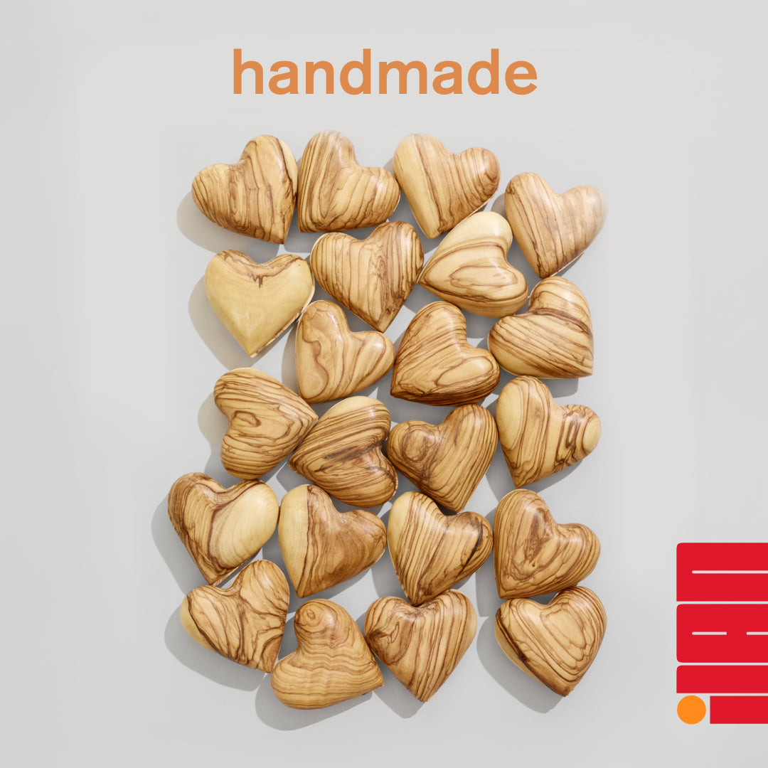 The Magnetic Olive Wood Heart