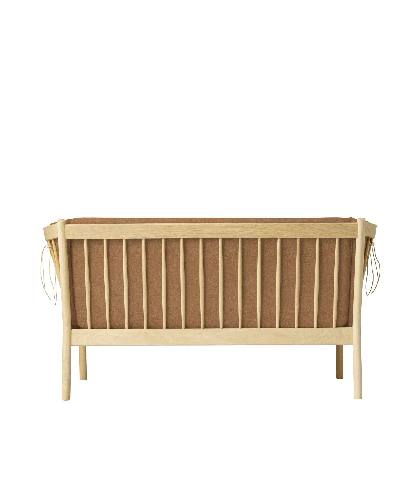 J148 2-Person Sofa — Nature Lacquered Oak/Brown