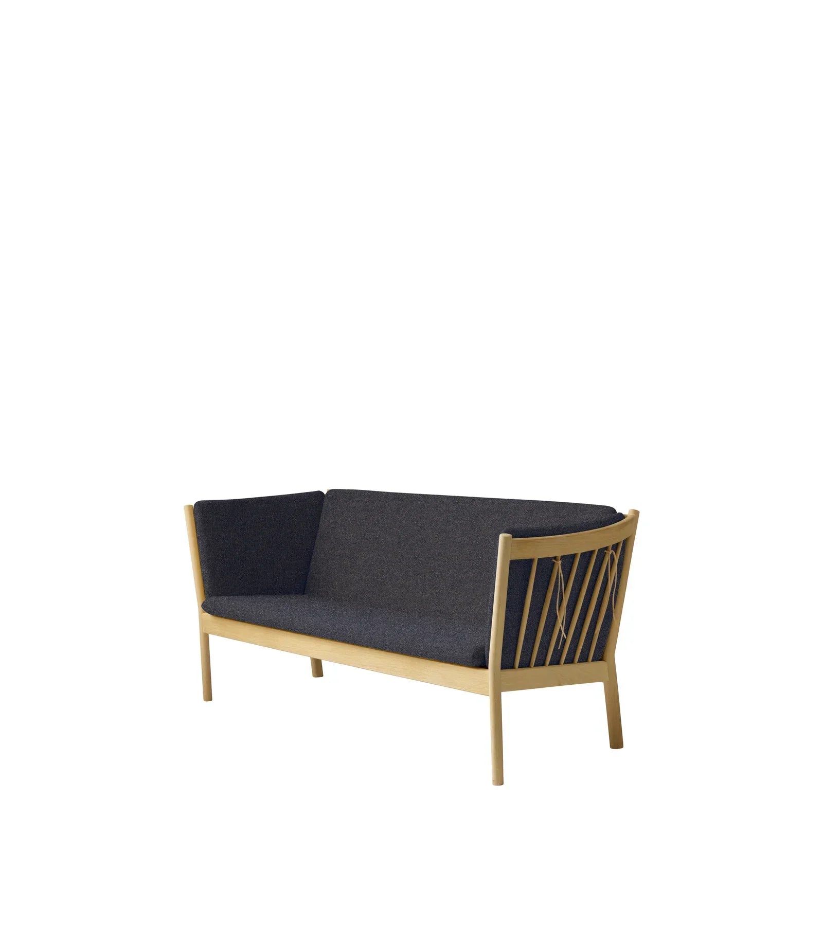 J149 3-Person Sofa — Nature Lacquered Oak/Dark Grey