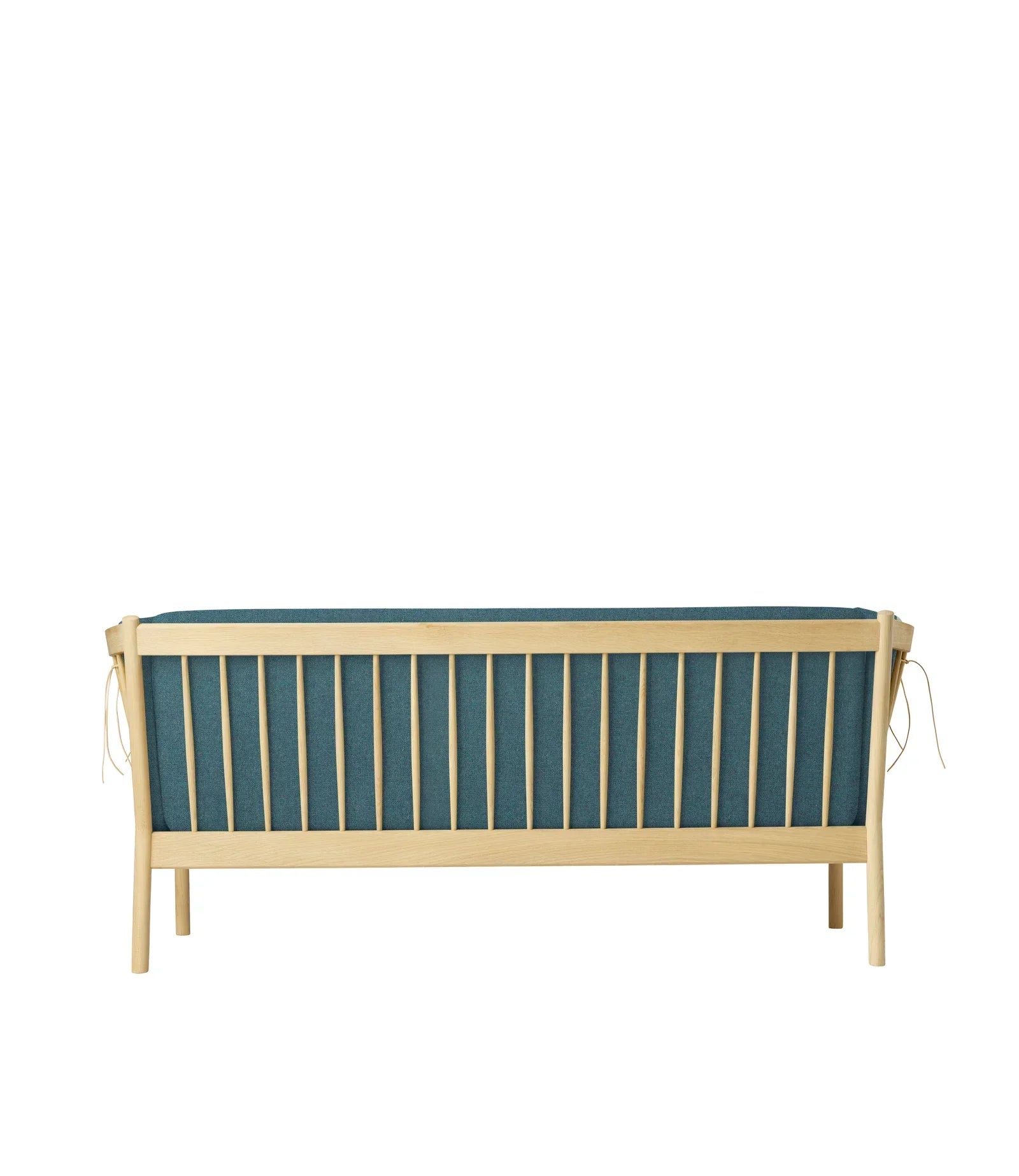 J149 3-Person Sofa — Nature Lacquered Oak/Green