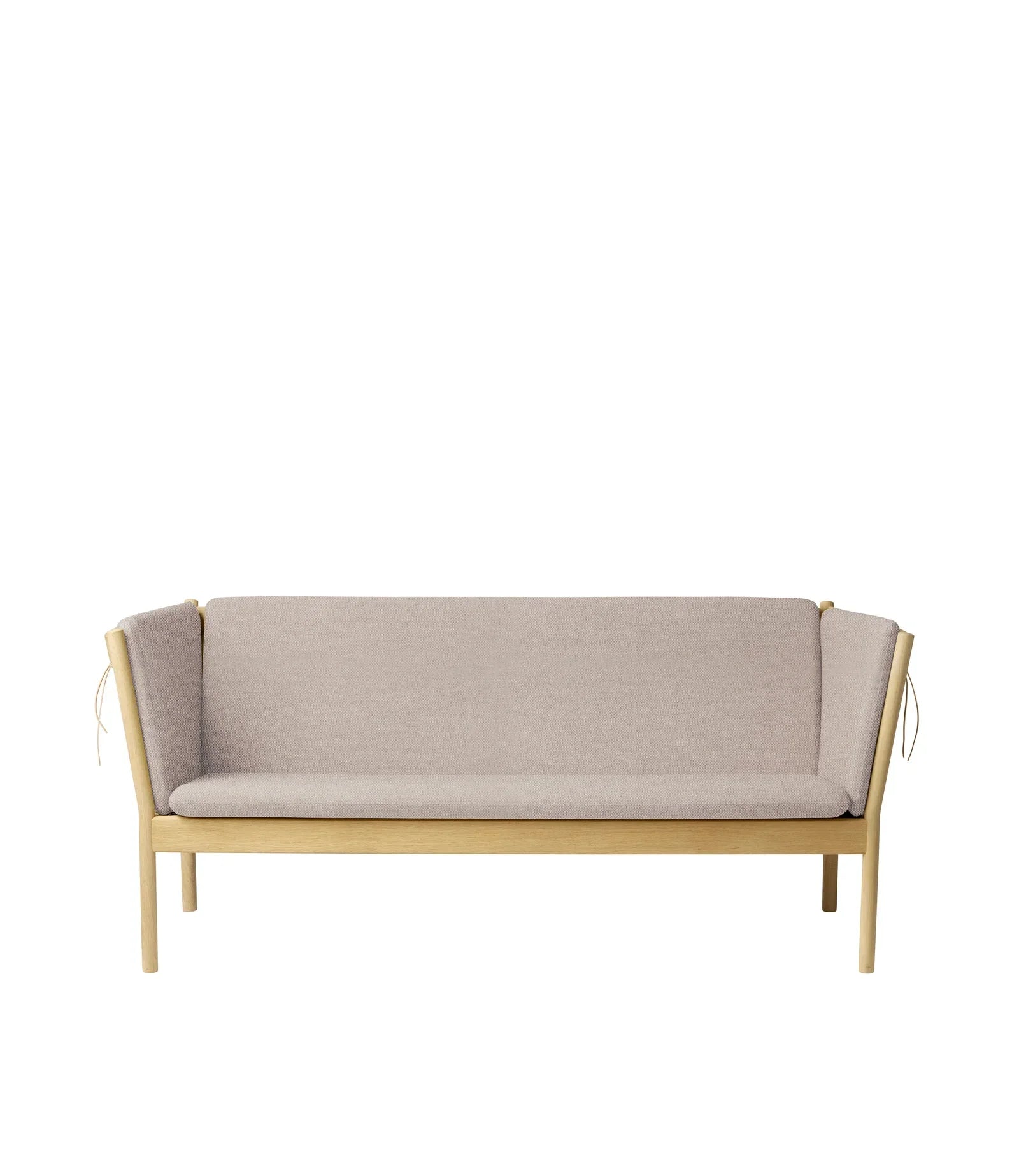 J149 3-Person Sofa — Nature Lacquered Oak/Light Grey