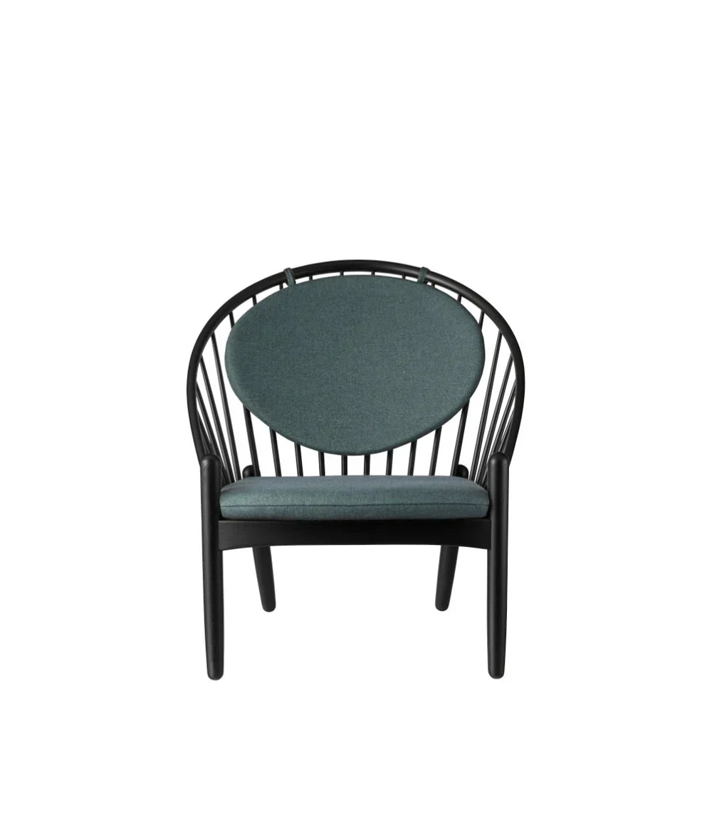 J166 Jørna Chair — Jet Black Oak/Green