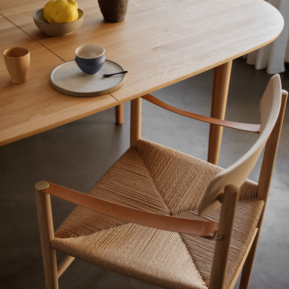 J186 Hesbjerg Chair — Nature Oiled Oak/Nature Paper Cord