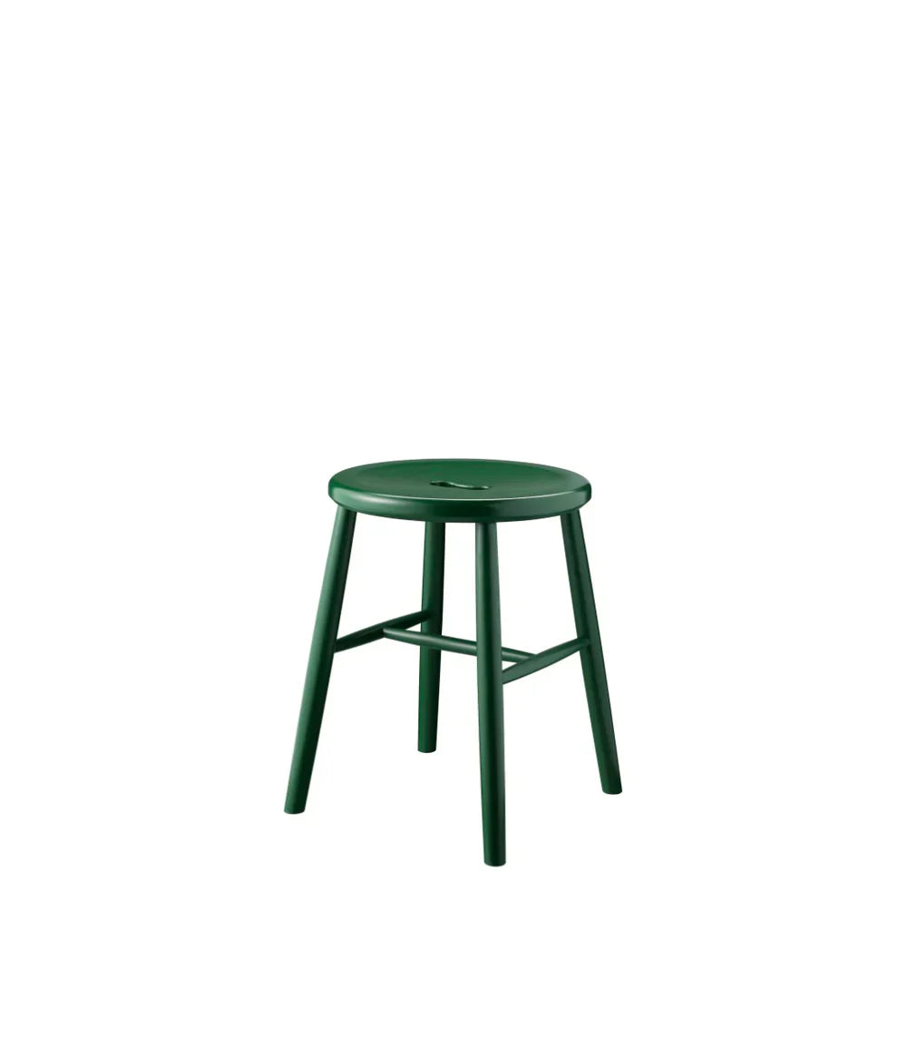 J27 Stool — Emerald Green Beech