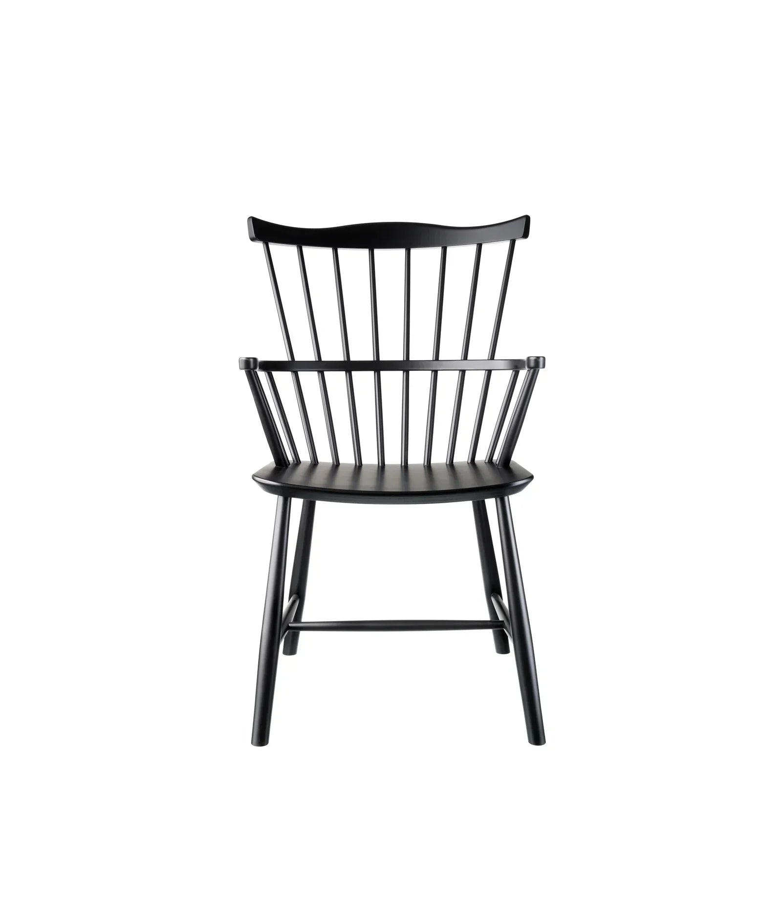 J52B Chair — Jet Black Painted Beech