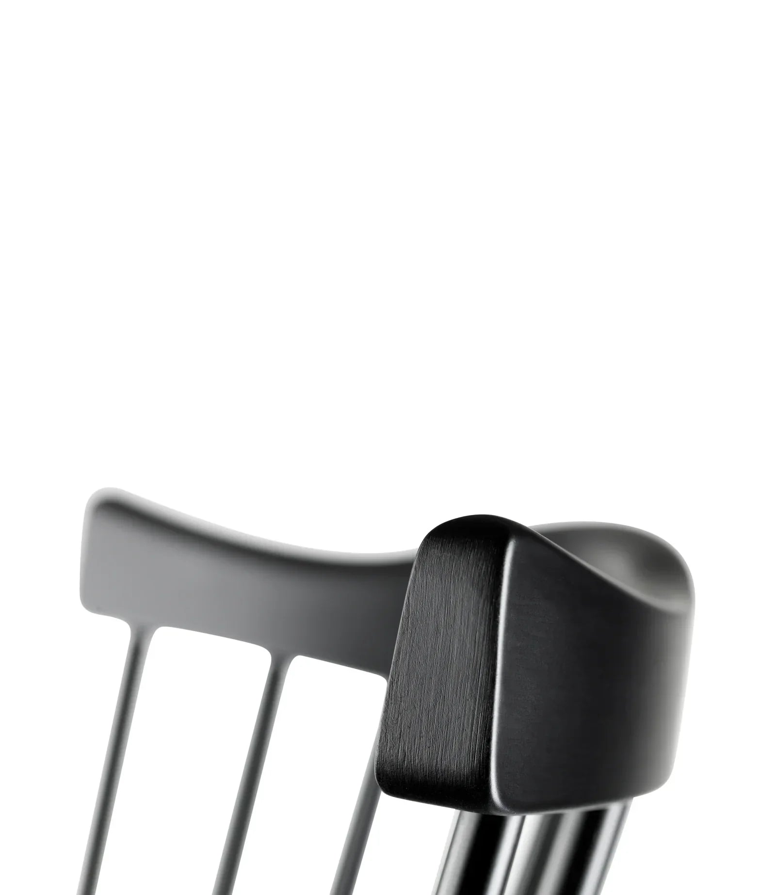 J52B Chair — Jet Black Painted Beech