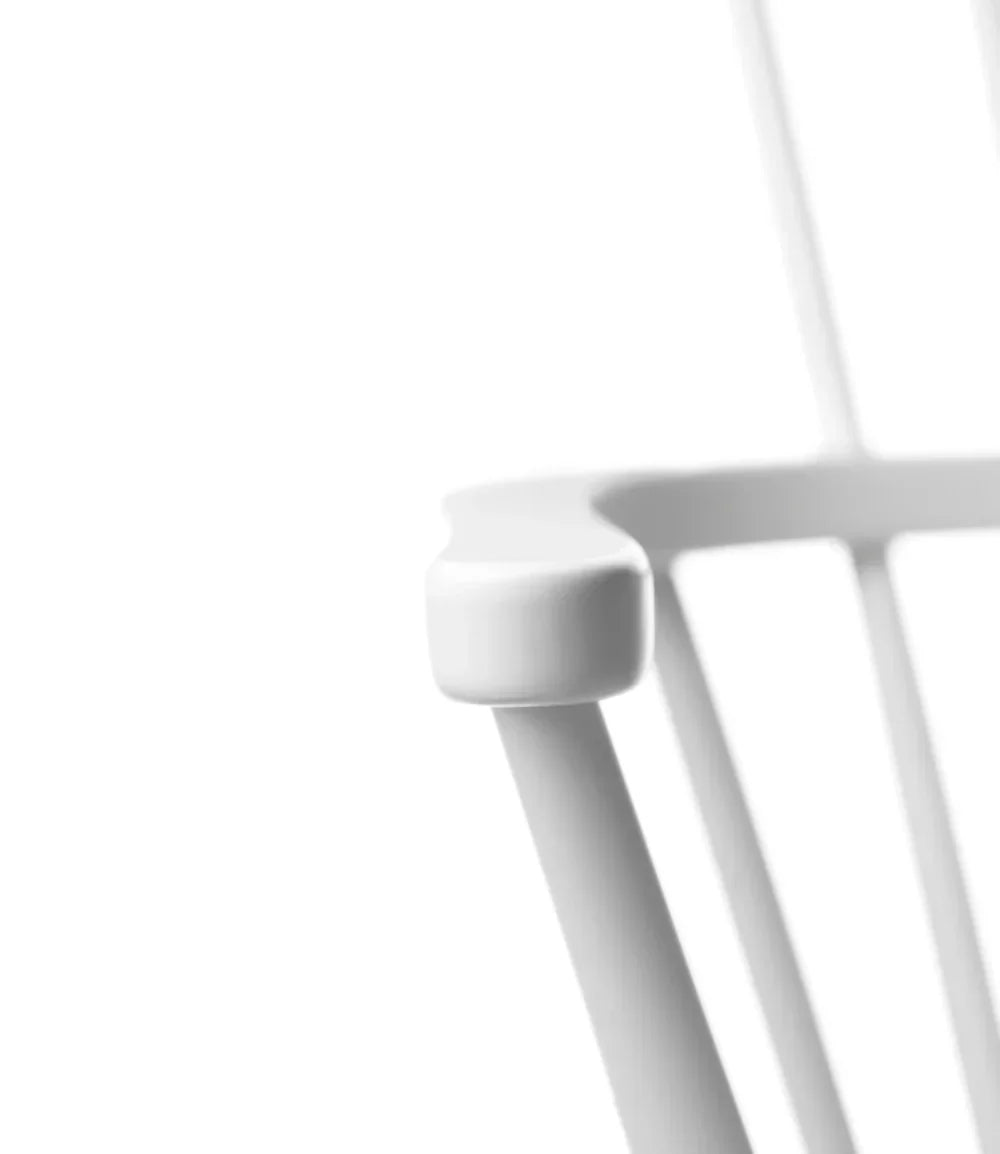 J52B Chair — Pure White Painted Beech