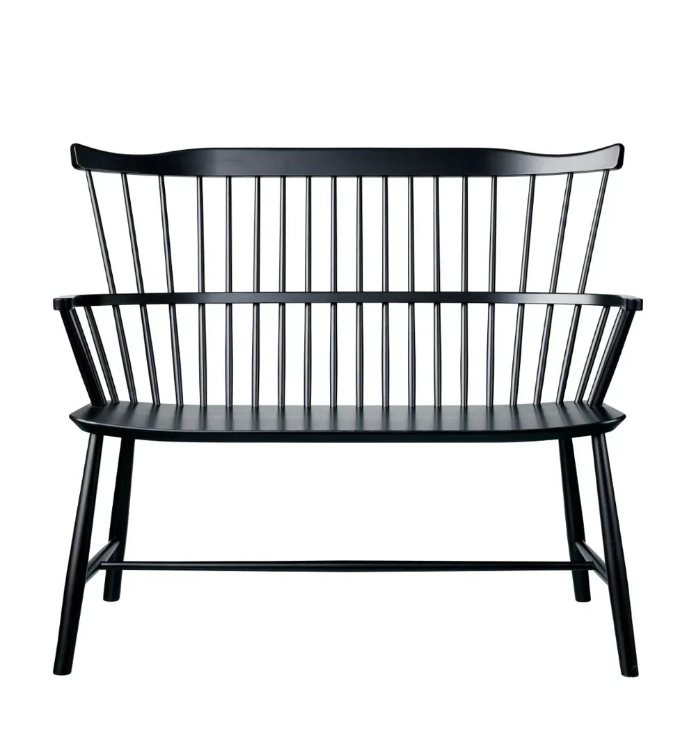 J52D Bench — Jet Black Painted Beech