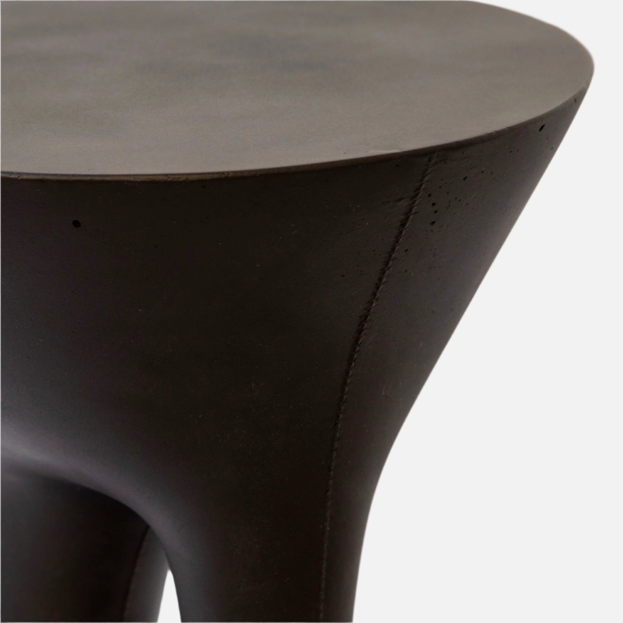 Kreten Side Table — Tall / Black
