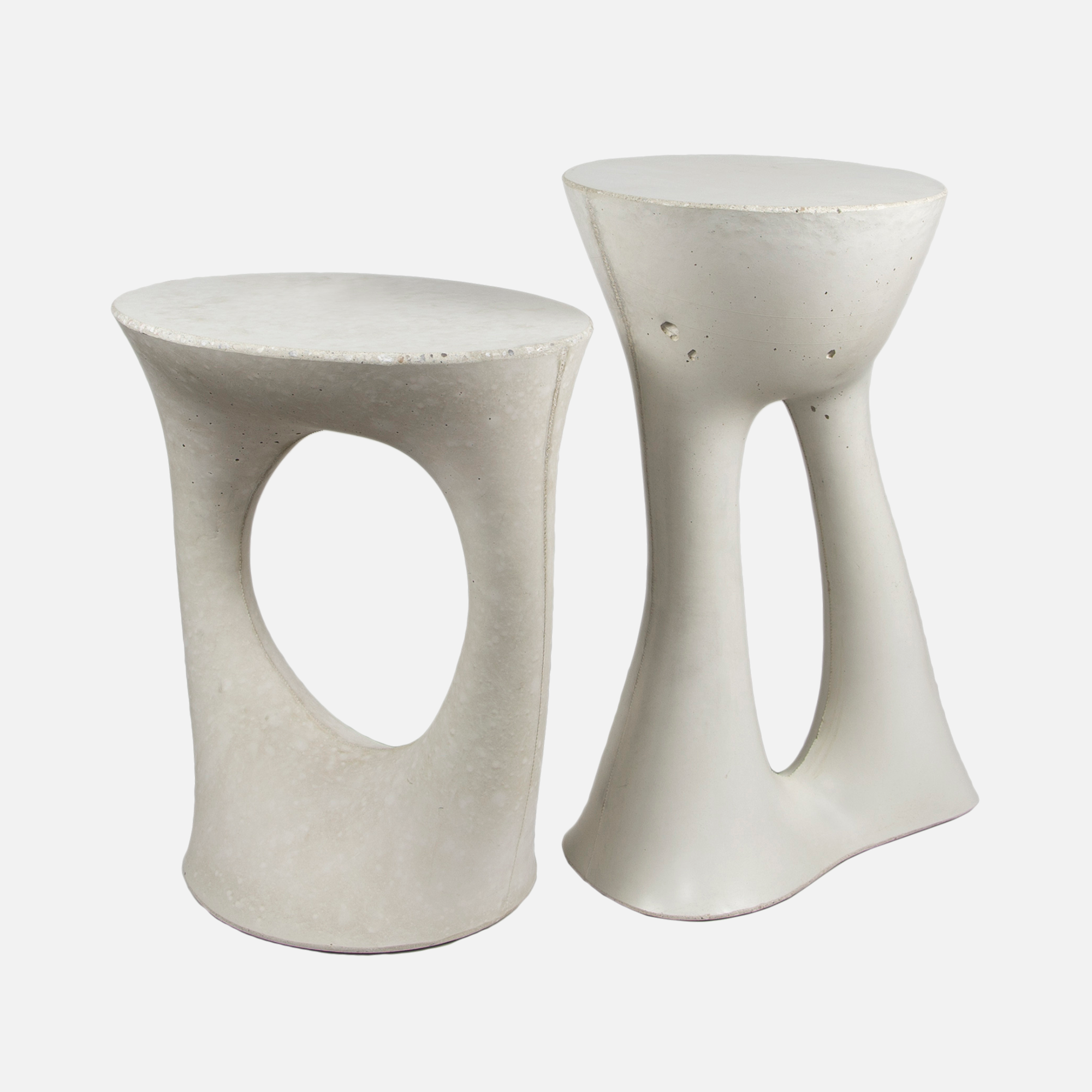 Kreten Side Table Set — Grey