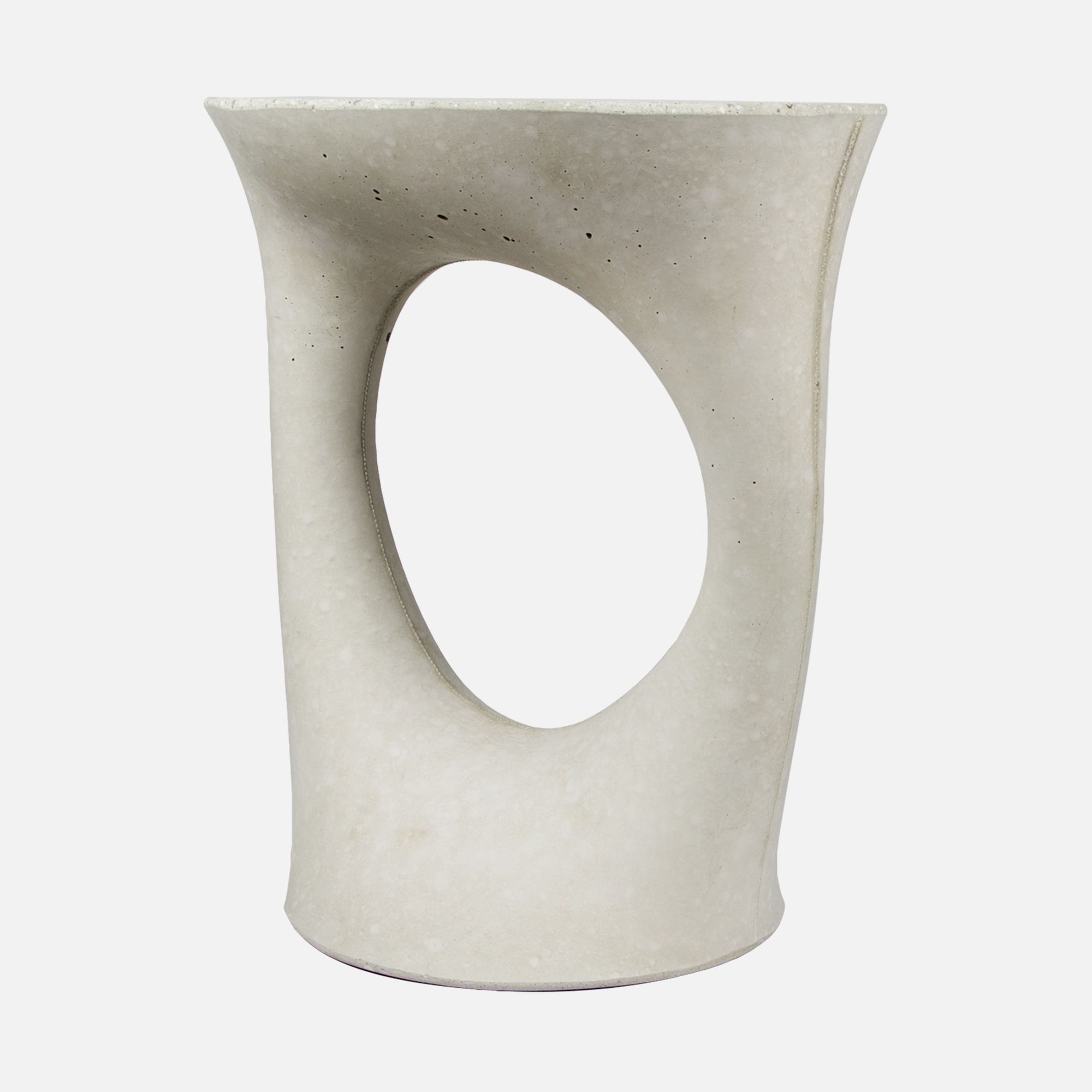 Kreten Side Table — Short / Grey
