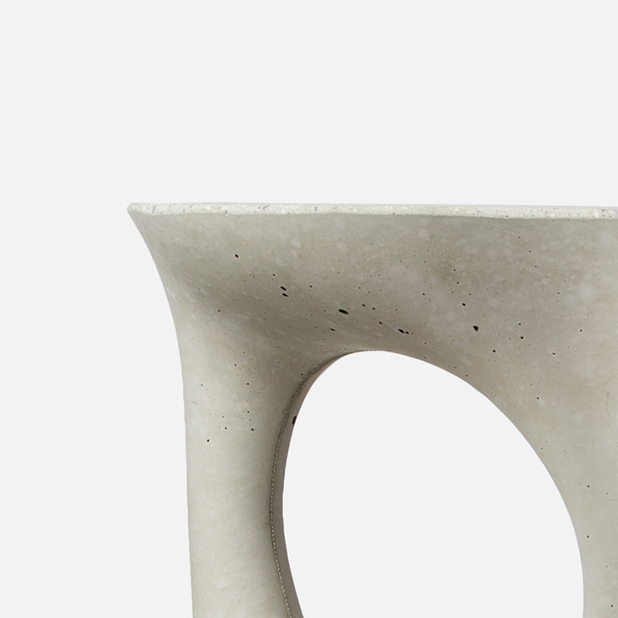 Kreten Side Table — Short / Grey