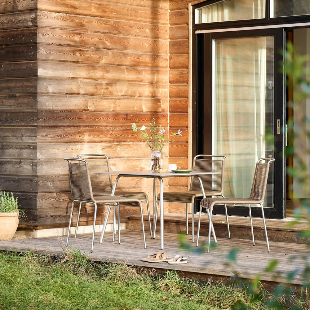 M20 Teglgaard Cord Chair — Brushed Brown