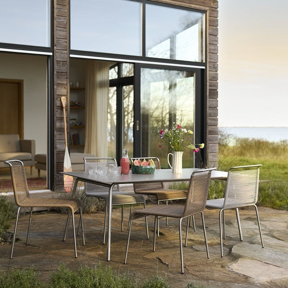 M20 Teglgaard Cord Chair — Light Grey