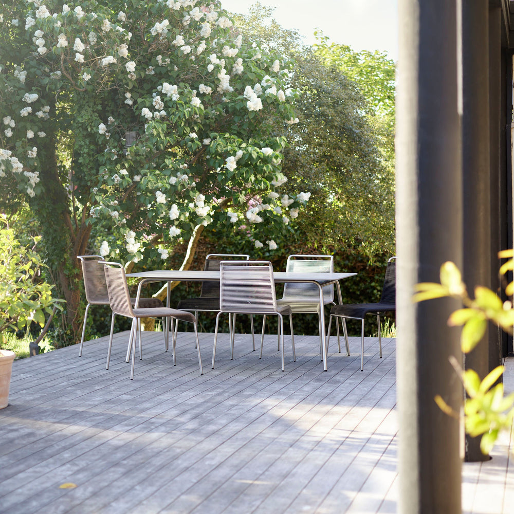 M20 Teglgaard Cord Chair — Light Grey
