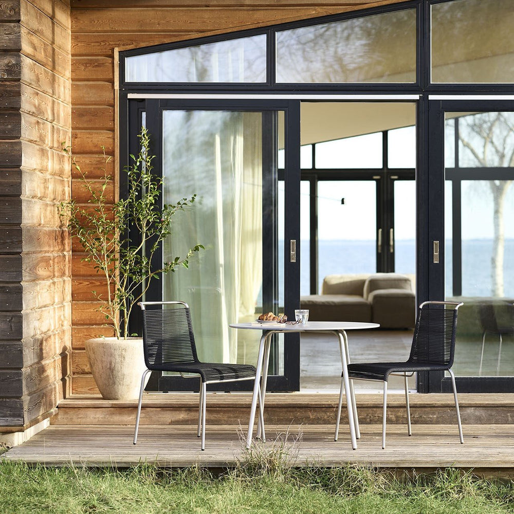 M20 Teglgaard Cord Chair — Brushed Black