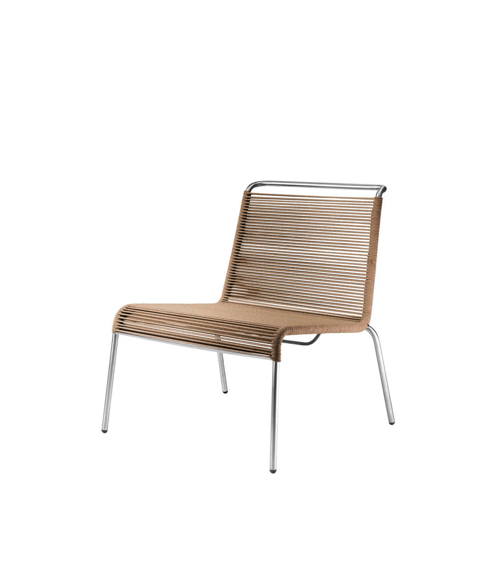 M20L Teglgaard Lounge Cord Chair — Brushed Brown