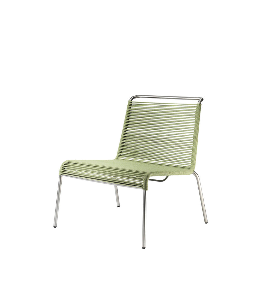 M20L Teglgaard Lounge Cord Chair — Brushed Green