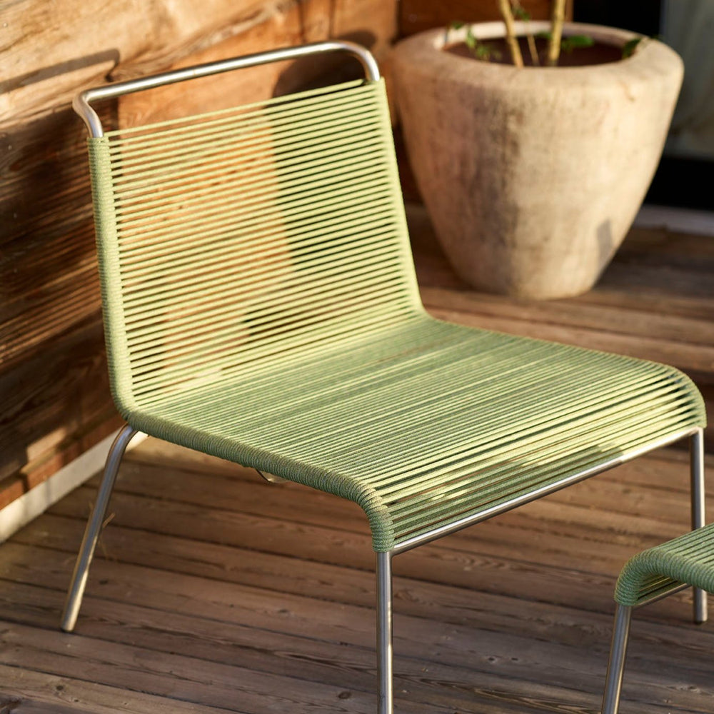 M20L Teglgaard Lounge Cord Chair — Brushed Green