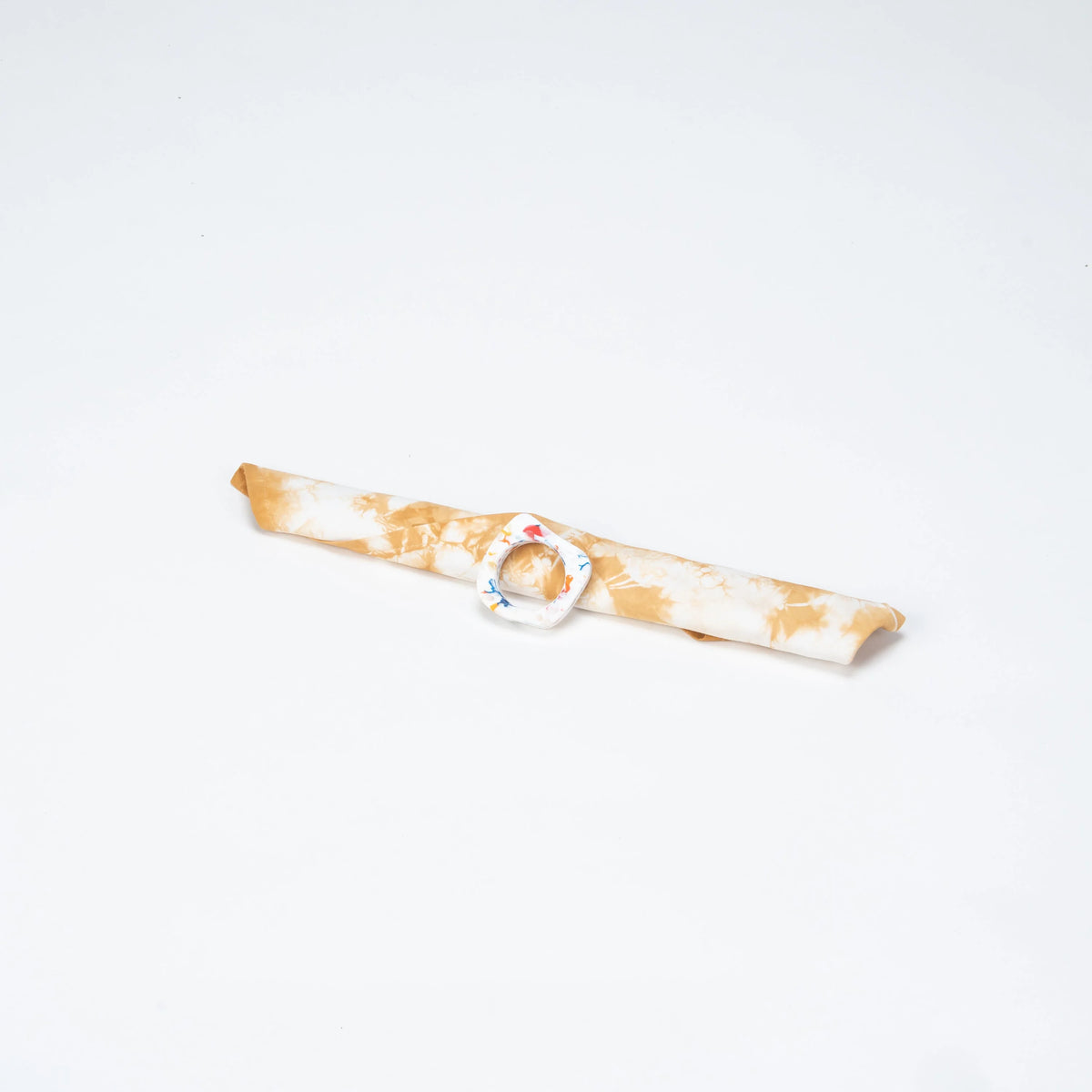Flat Plastic Napkin Ring — Set of 4
