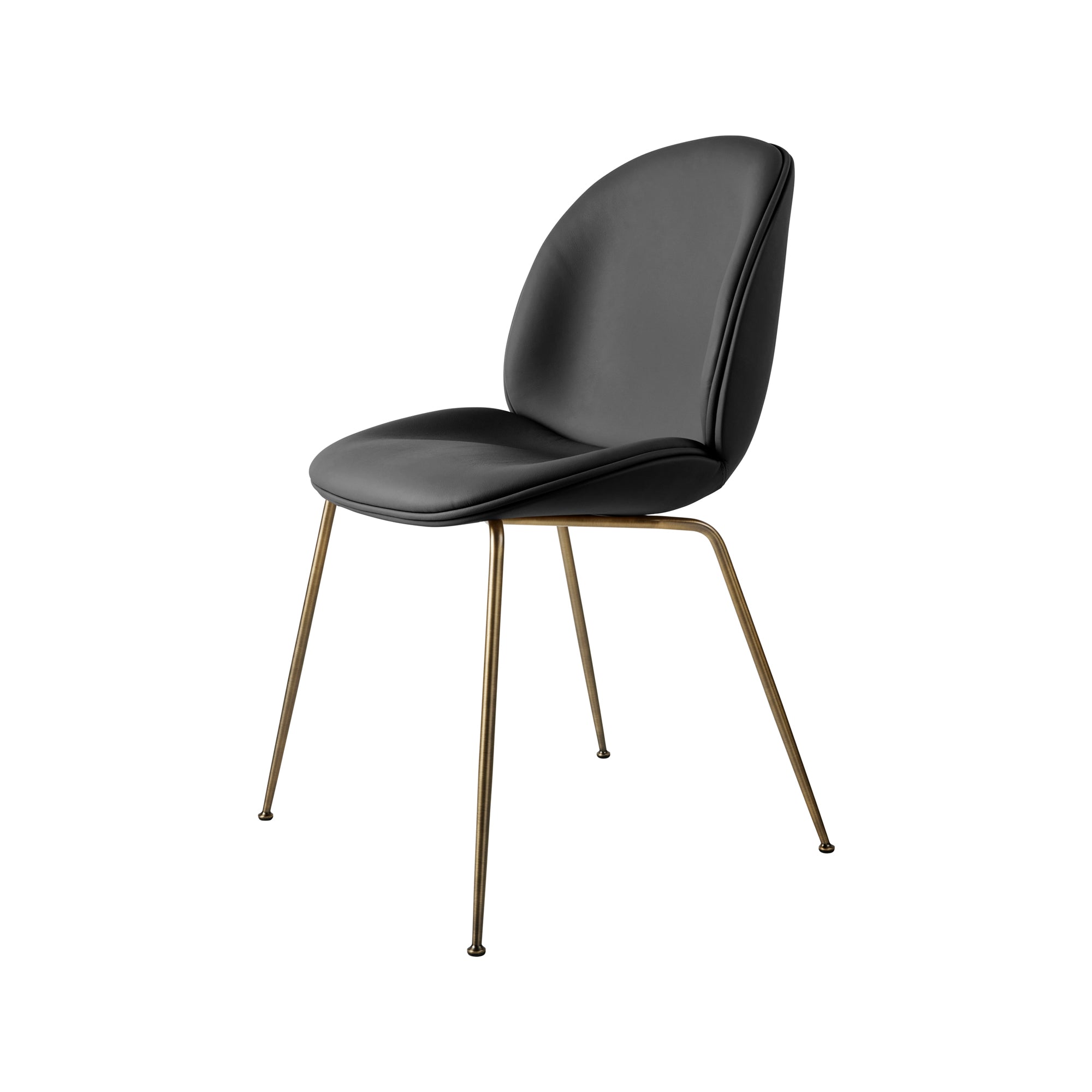 Beetle Dining Chair — Fully Upholstered with Conic Base