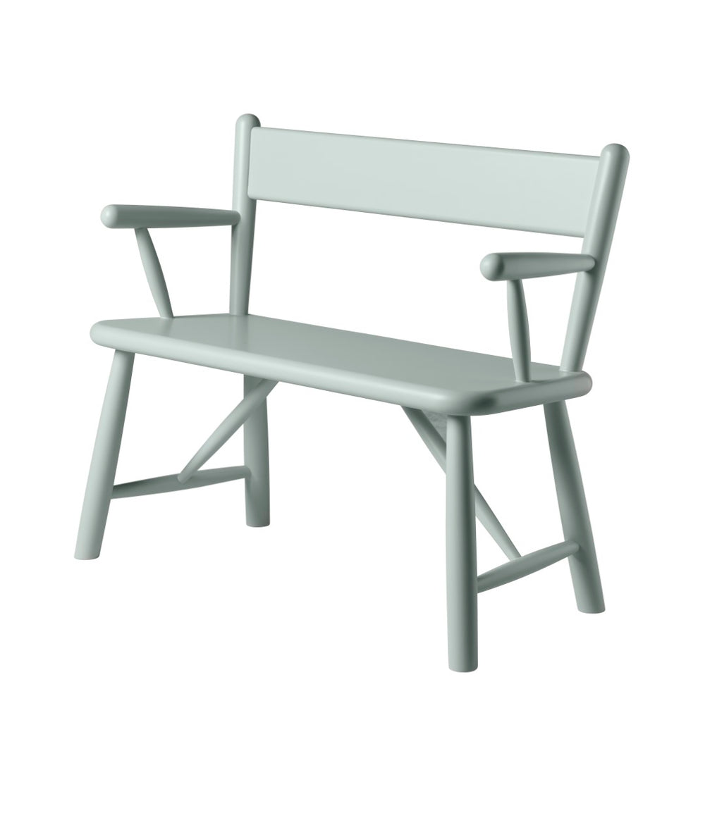 P11 Children's Bench — Blue Grey Painted Beech