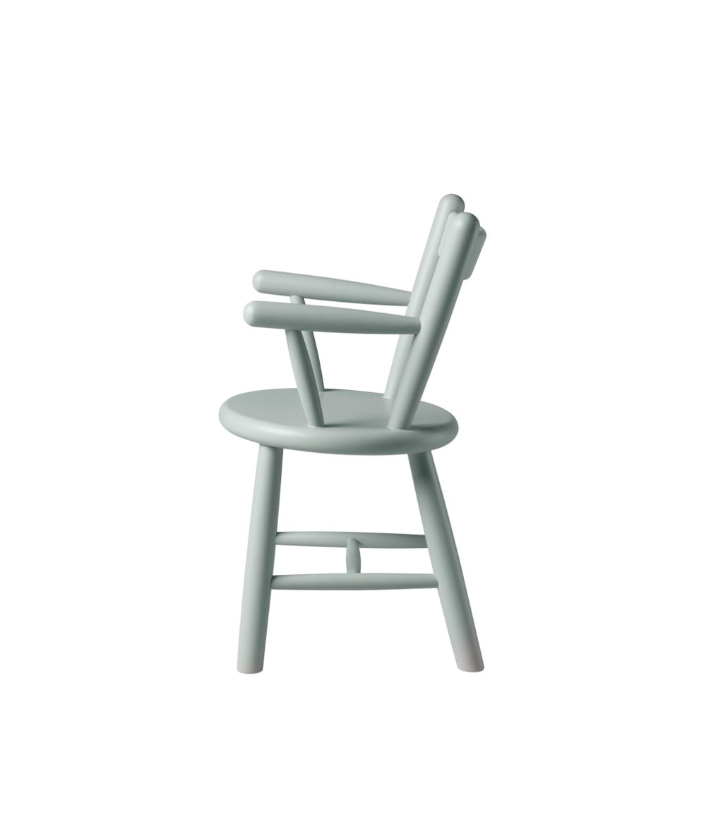 P9 Children's Chair — Blue Grey Painted Beech