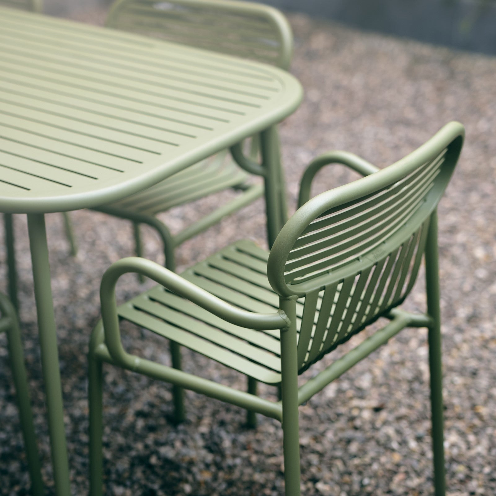 Week-End Dining Table — Slatted Top