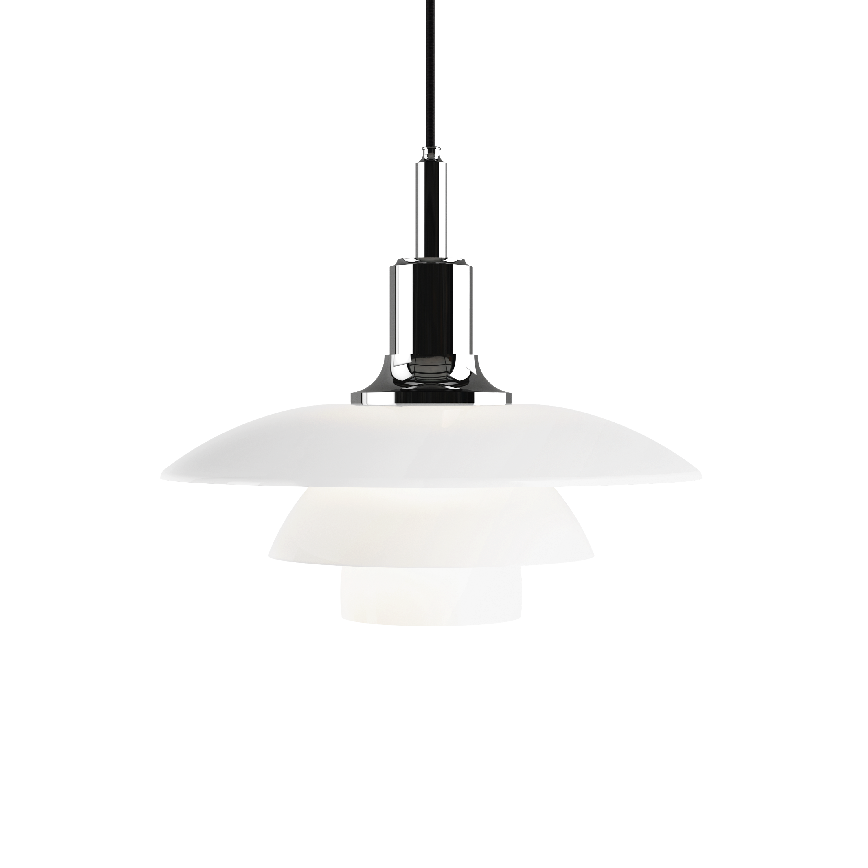 PH 3 ½ — 3 Glass Pendant Lamp