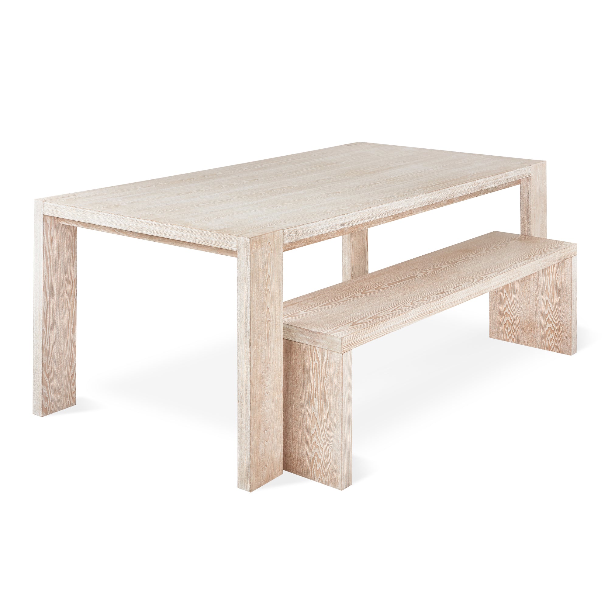 Plank Dining Table and Bench